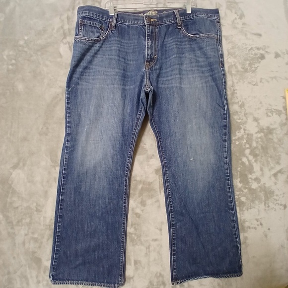 Old Navy Men Jeans Size 42x32 Boot Cut Western Cowboy Rodeo Workwear Denim - Picture 1 of 13